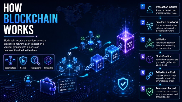 How Blockchain works