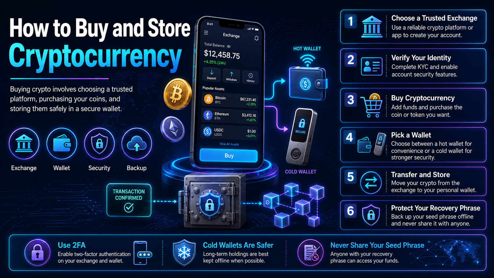 How to Buy & Store Cryptocurrency?